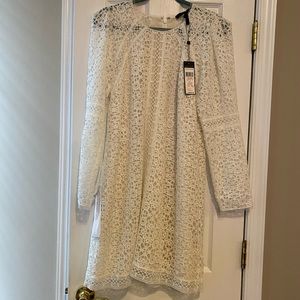Brand new with tags BCBG white lace dress in size large